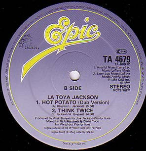 La Toya Jackson : Hot Potato (12", Single)