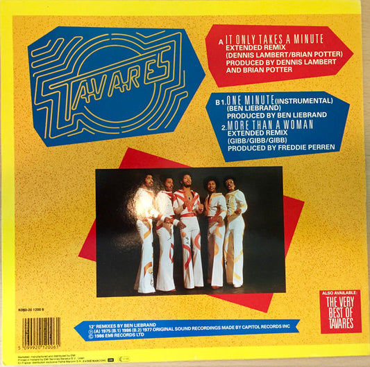 Tavares : It Only Takes A Minute (12")