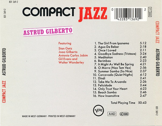 Astrud Gilberto : Astrud Gilberto (CD, Comp)