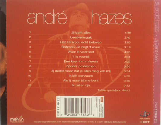 André Hazes : Jij Bent Alles (CD, Album, RE, RM)
