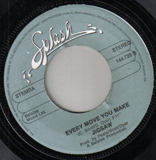 Jigsaw (3) : Looking For Me / Every Move You Make (7")