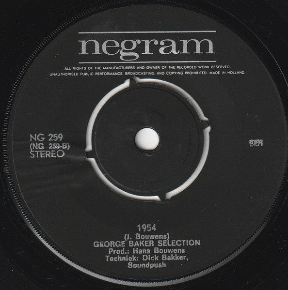 George Baker Selection : Mama Oh Mama (7", Single, Pus)