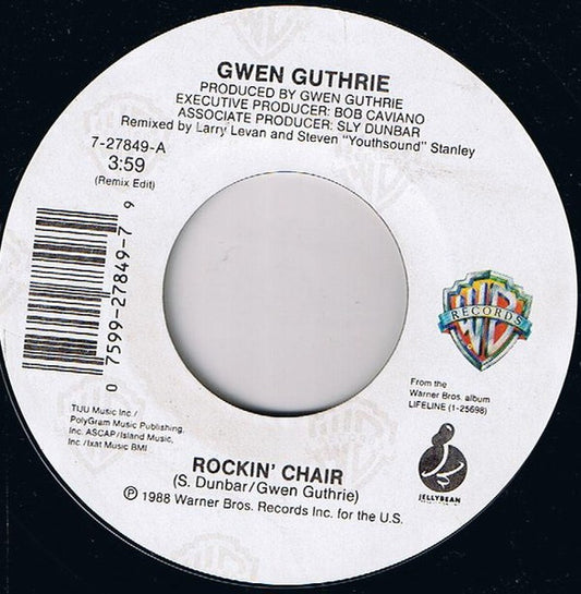 Gwen Guthrie : Rockin' Chair (7", Single)