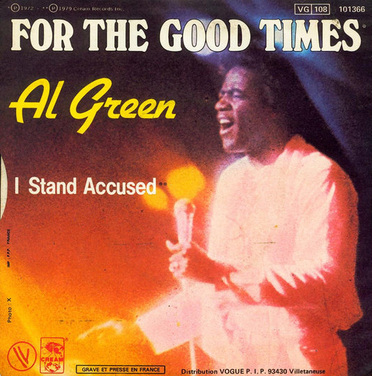 Al Green : For The Good Times (7", Single)