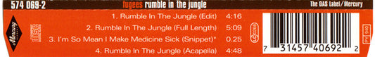 Fugees Featuring A Tribe Called Quest, Busta Rhymes And John Forte : Rumble In The Jungle (CD, Single)