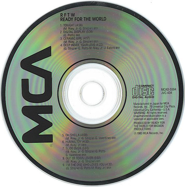 Ready For The World : Ready For The World (CD, Album)