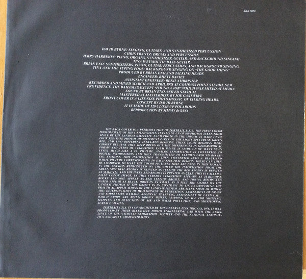 Talking Heads : More Songs About Buildings And Food (LP, Album)