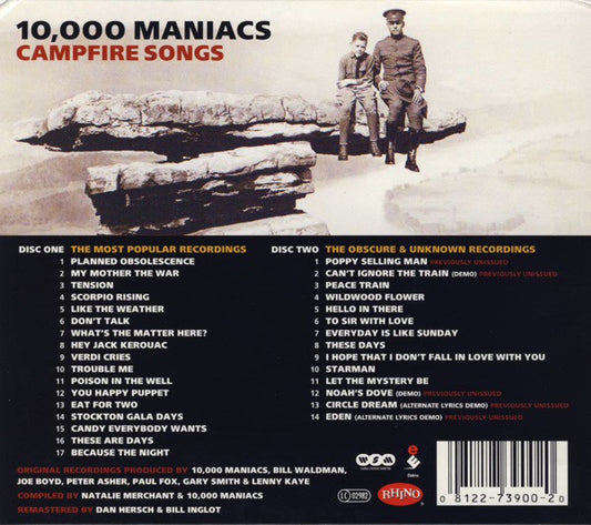 10,000 Maniacs : Campfire Songs (2xCD, Comp, RM)