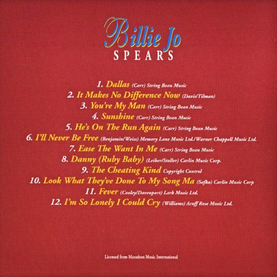 Billie Jo Spears : Billie Jo Spears (CD, Comp)