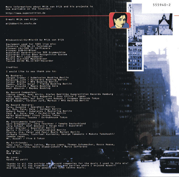 Mijk Van Dijk : Mindcontrol 2 (CD, Comp + CD, Mixed)