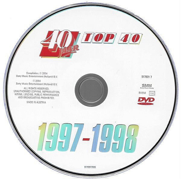 Various : 40 Jaar Top 40 - 1997-1998 (CD, Comp + DVD-V, Comp, PAL)