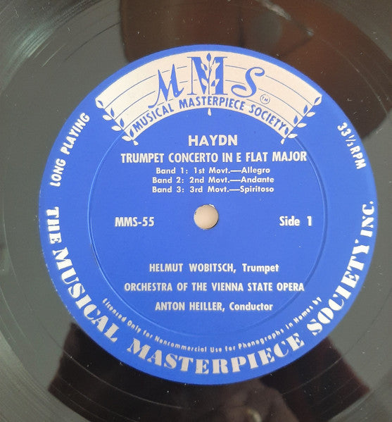 Haydn*, Orchestra Of The Vienna State Opera*, Winterthur Symphony Orchestra : Trompet - Concert / Fluit - Concert (10", Mono)