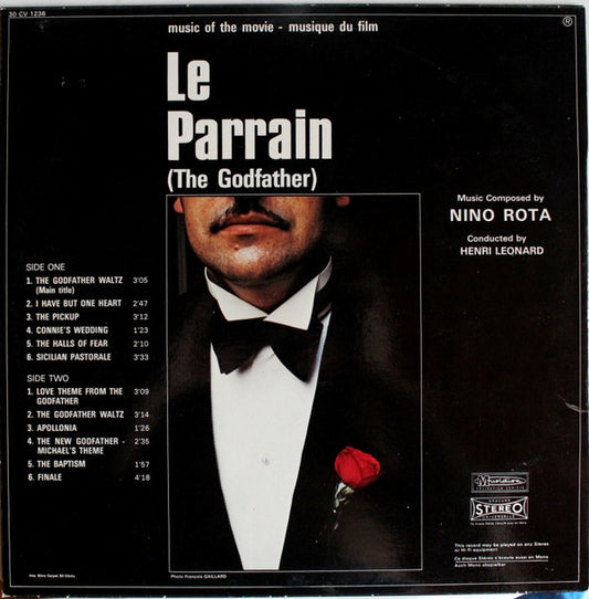 Nino Rota, Henry Léonard : Le Parrain (The Godfather) (Musique Du Film - Music Of The Movie) (LP)