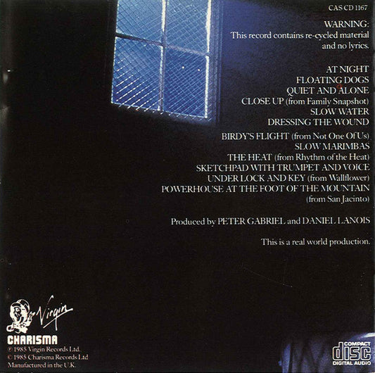 Peter Gabriel : Birdy (Music From The Film By) (CD, Album)