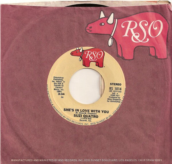 Suzi Quatro : She's In Love With You / Starlight Lady (7", Single)