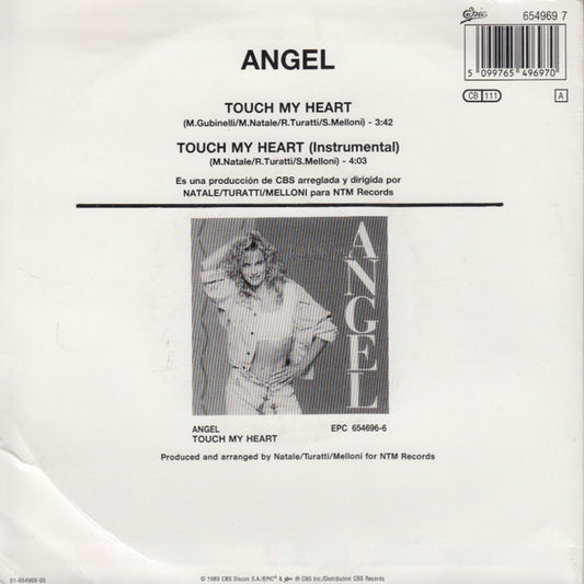 Angel (54) : Touch My Heart (7", Single)