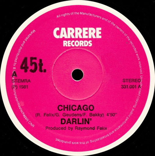 Darlin' (2) : Chicago (12")