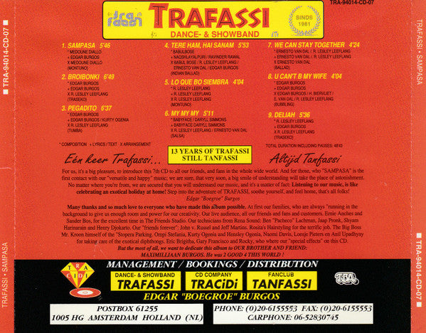 Trafassi : Sampasa (CD, Album)
