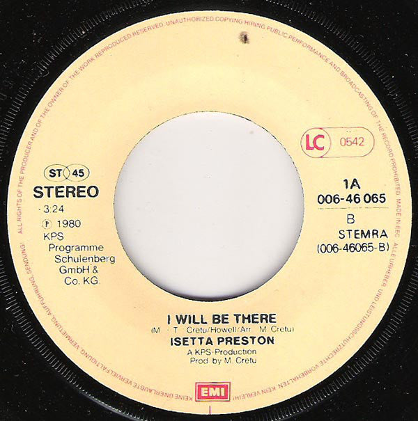 Isetta Preston : Woman Behind The Man (7", Single)