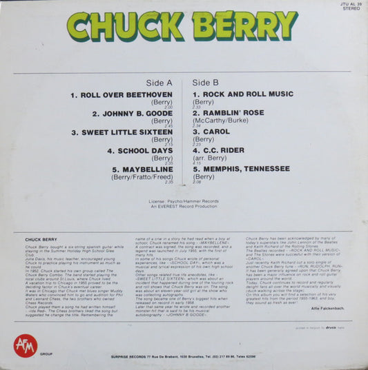 Chuck Berry : Greatest Hits (LP, Comp)