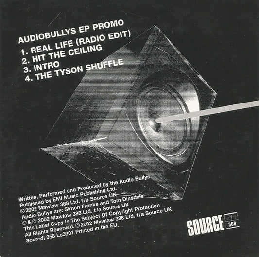 Audio Bullys : Audio Bullys EP (CD, EP, Promo)