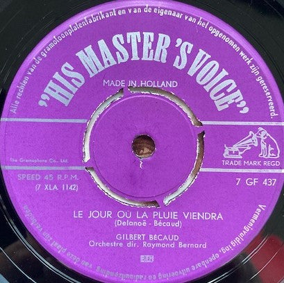 Gilbert Bécaud : Il Fait Des Bonds ... Le Pierrot Qui Danse (7", Single)
