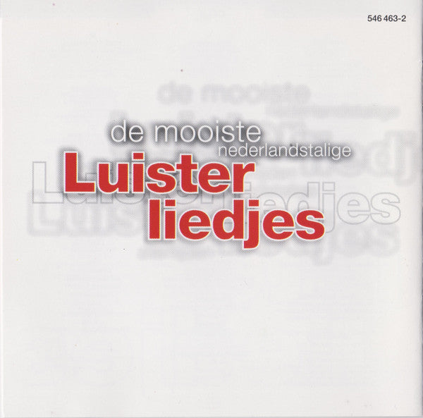 Various : De Mooiste Nederlandstalige Luisterliedjes (2xCD, Comp)