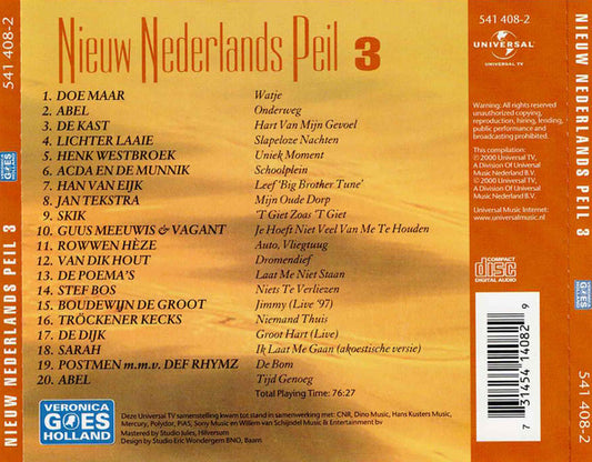 Various : Nieuw Nederlands Peil 3 (CD, Comp)