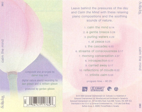 Daniel May, Dan Gibson : Calm The Mind (CD, Album, 24-)