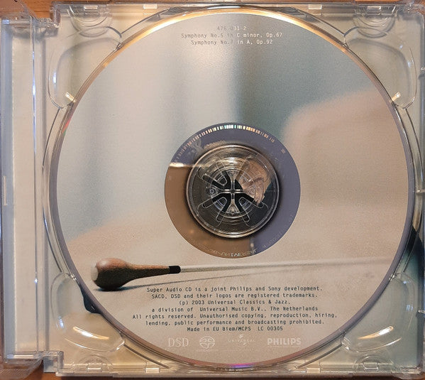 Jaap van Zweden, Residentie Orkest : Beethoven Symphonies 5 & 7 (SACD, Hybrid, Multichannel)