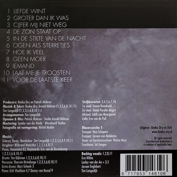 Ilonka Ory : Liefde Wint (CD, Album)