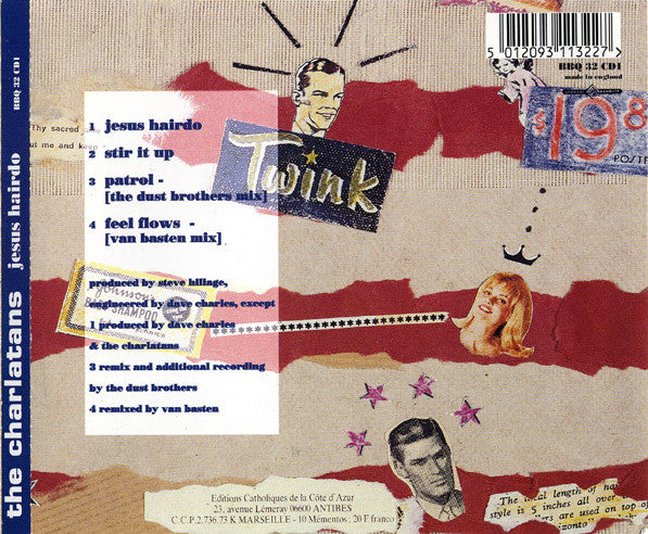 The Charlatans : Jesus Hairdo (CD, Single, CD1)
