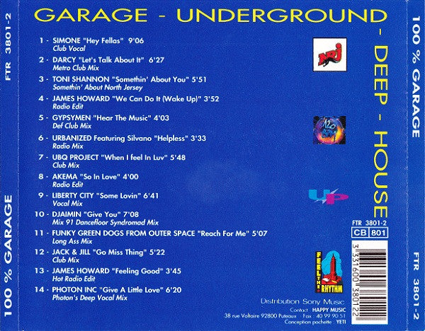 Various : 100% Garage (CD, Comp)
