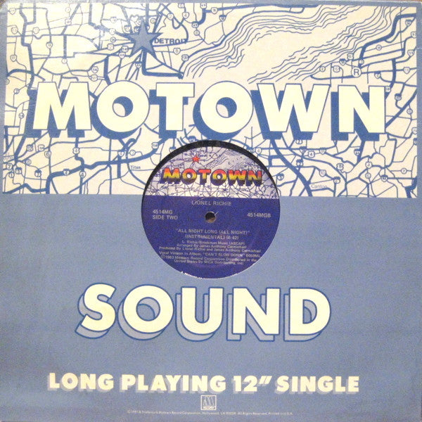Lionel Richie : All Night Long (All Night) (12", Single)