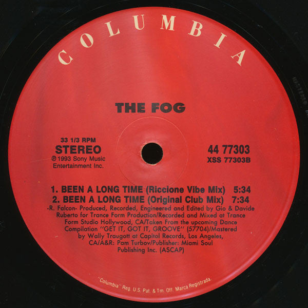 The Fog : Been A Long Time (12")