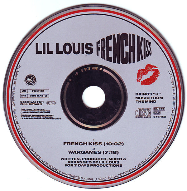 Lil Louis* : French Kiss (CD, Single)