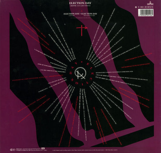 Arcadia (3) : Election Day (Cryptic Cut (No Voice)) (12")