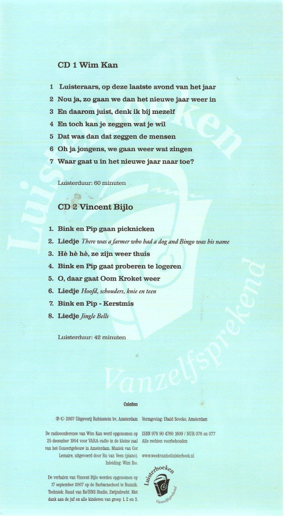 Wim Kan, Vincent Bijlo : Oud & Nieuw Luistergoed (2xCD)