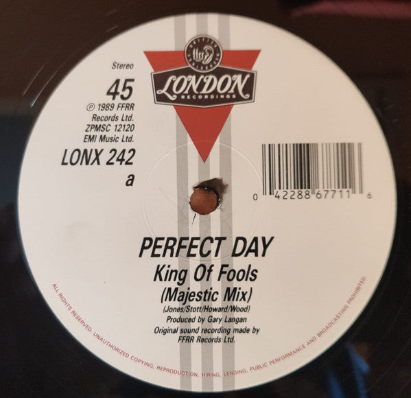 Perfect Day : King Of Fools (12")