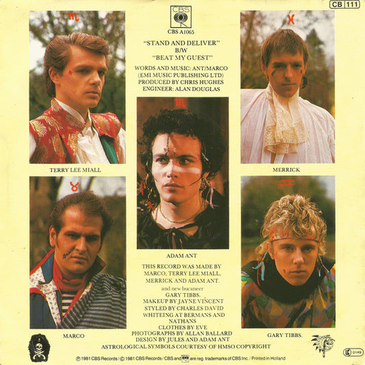 Adam And The Ants : Stand & Deliver! (7", Single)