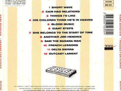 Mark Bingham : I Passed For Human (CD, Album)