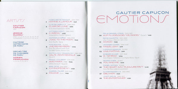 Gautier Capuçon : Emotions (CD, Album)