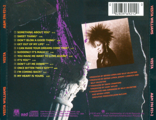 Vesta Williams : Vesta (CD, Album)