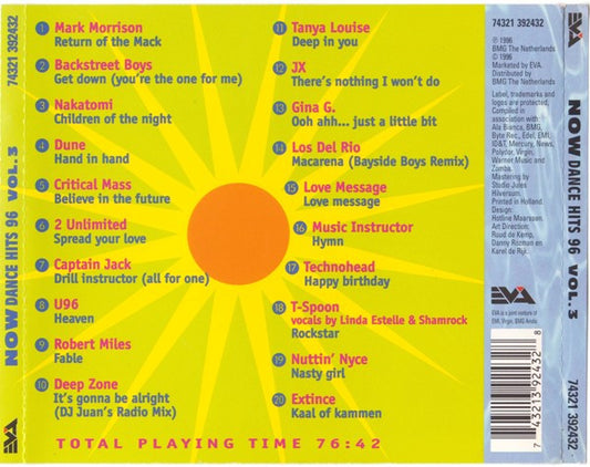 Various : Now Dance Hits 96 - Volume 3 (CD, Comp)