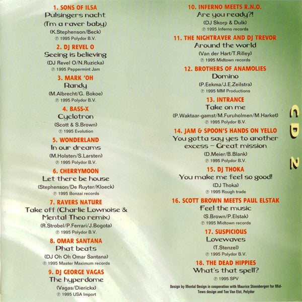 Charly Lownoise & Mental Theo : Rave Parade 2 - World Party (2xCD, Comp)