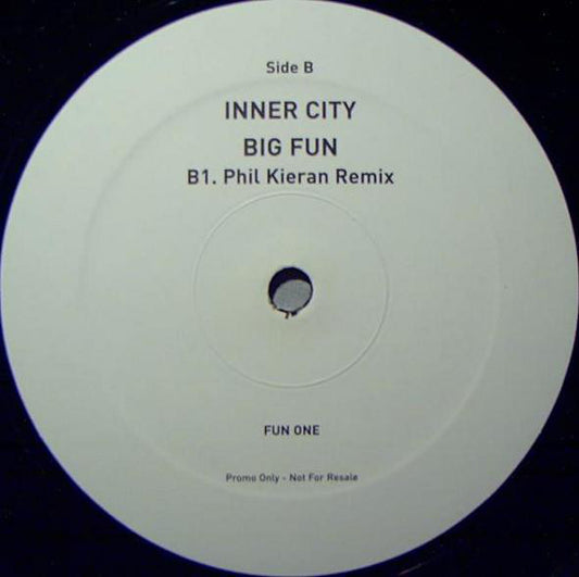 Inner City : Big Fun (12", Single, Promo)