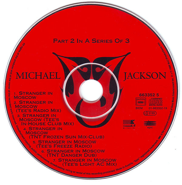 Michael Jackson : Stranger In Moscow (The Todd Terry Remixes) (CD, Maxi, CD2)