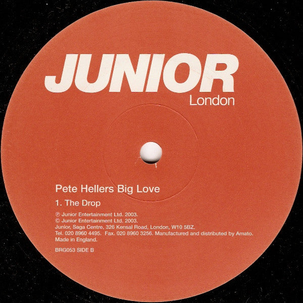 Pete Heller's Big Love : Stargazin' (12")