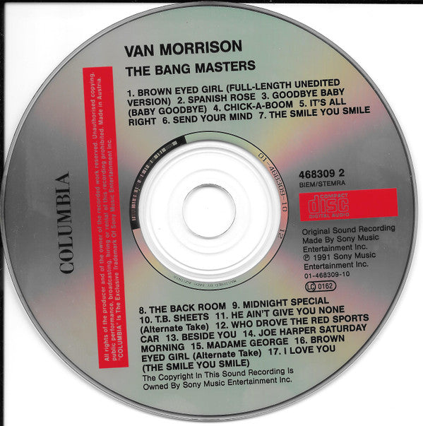Van Morrison : Bang Masters (CD, Comp, RM)