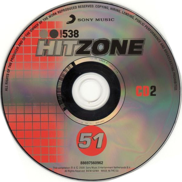 Various : Radio 538 Hitzone 51 (2xCD, Comp)